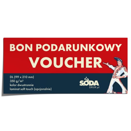 Vouchery standardowe DL, 350g, 50szt.