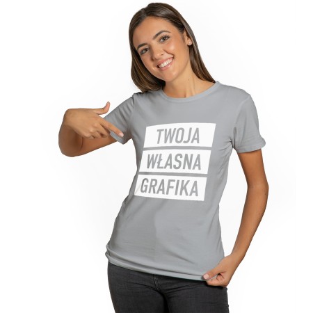 T-shirt z grafiką – damski