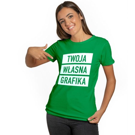 T-shirt z grafiką – damski