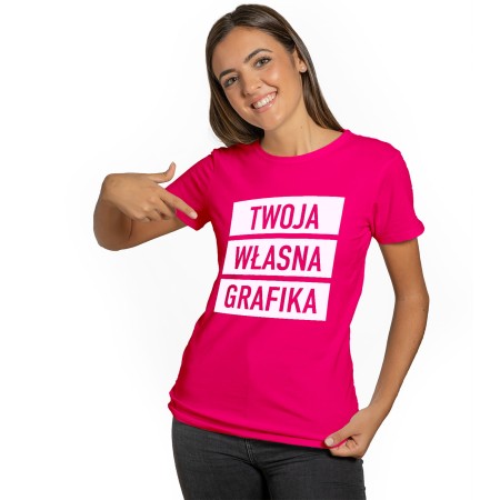 T-shirt z grafiką – damski