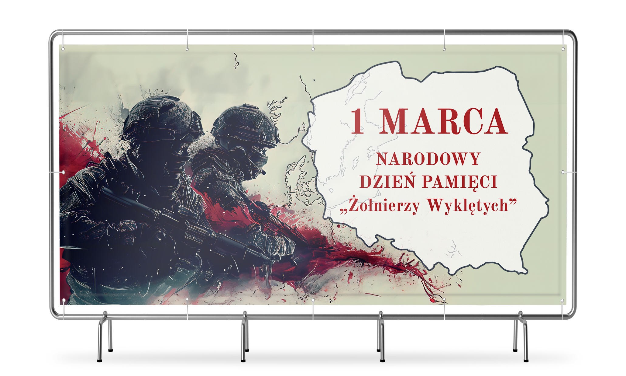 1 marca - Narodowy Dzień Pamięci „Żołnierzy Wyklętych”- baner 