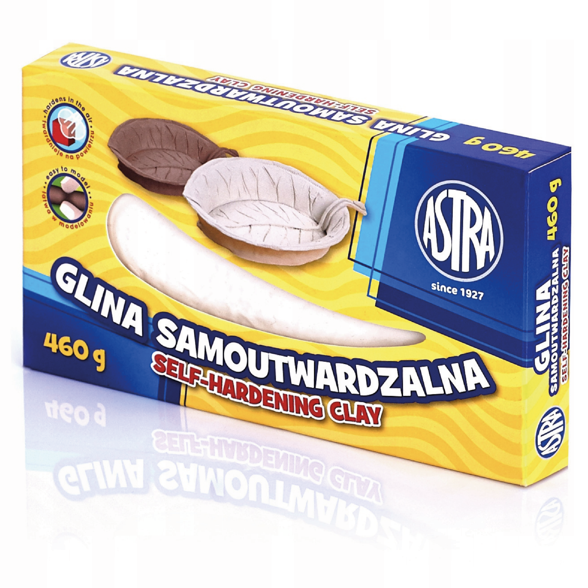 Glina samoutwardzalna biała, 460 g - Astra rzeźbiarska, plastyczna