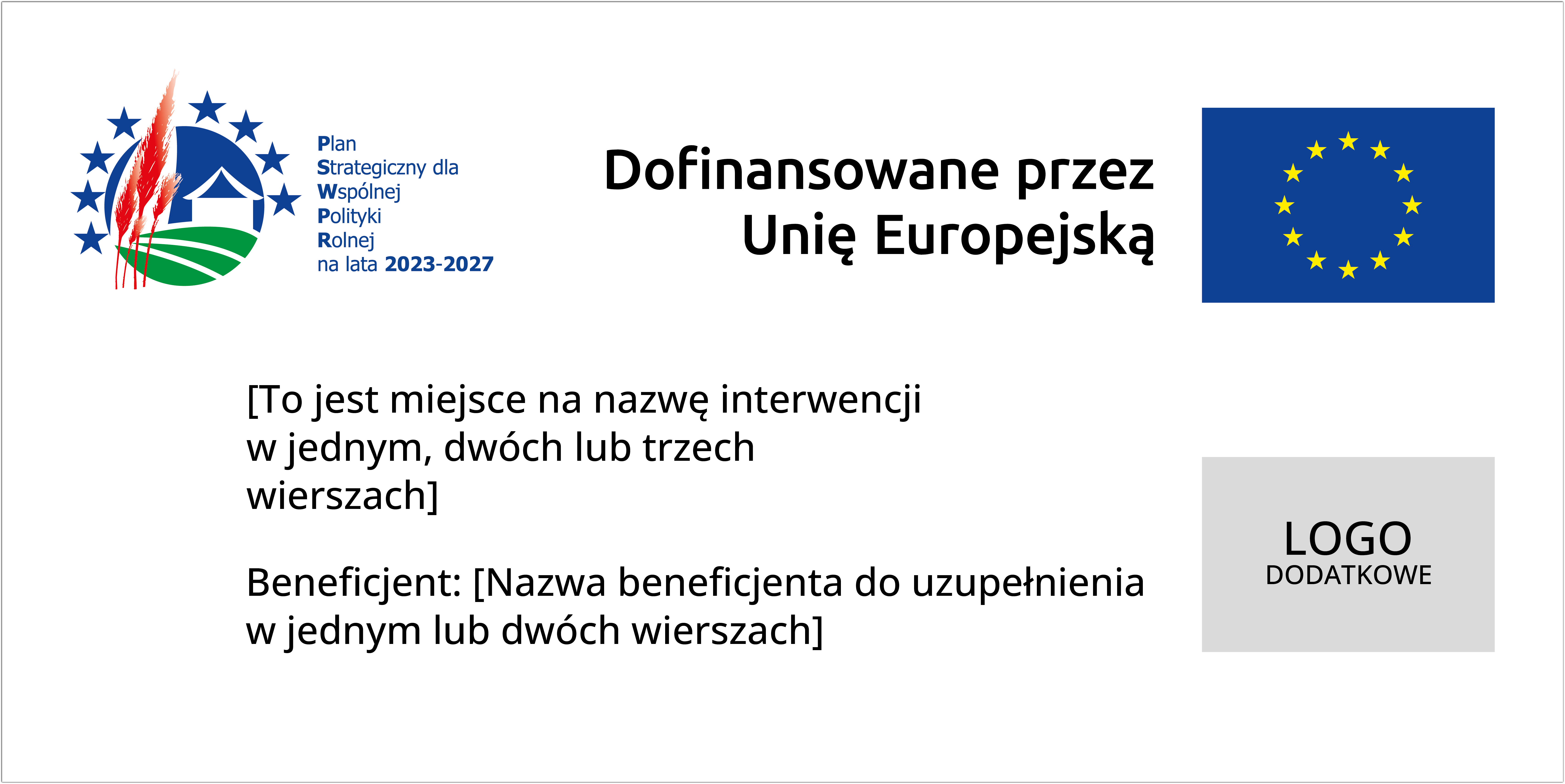 Plan Strategiczny dla Wspólnej Polityki Rolnej 2023-2027 - tablica informacyjna, wariant 2
