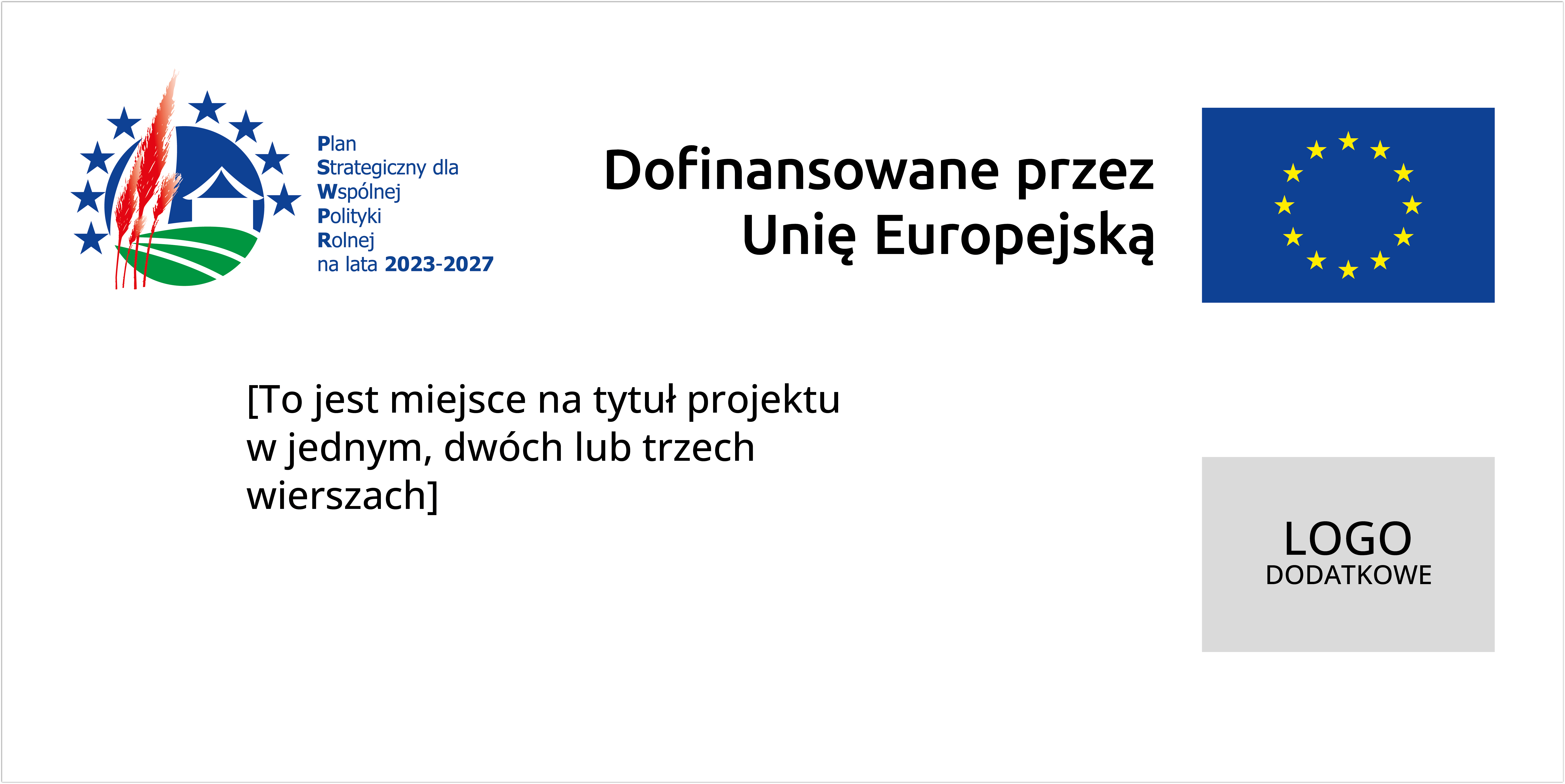 Plan Strategiczny dla Wspólnej Polityki Rolnej 2023-2027 - tablica informacyjna, wariant 4