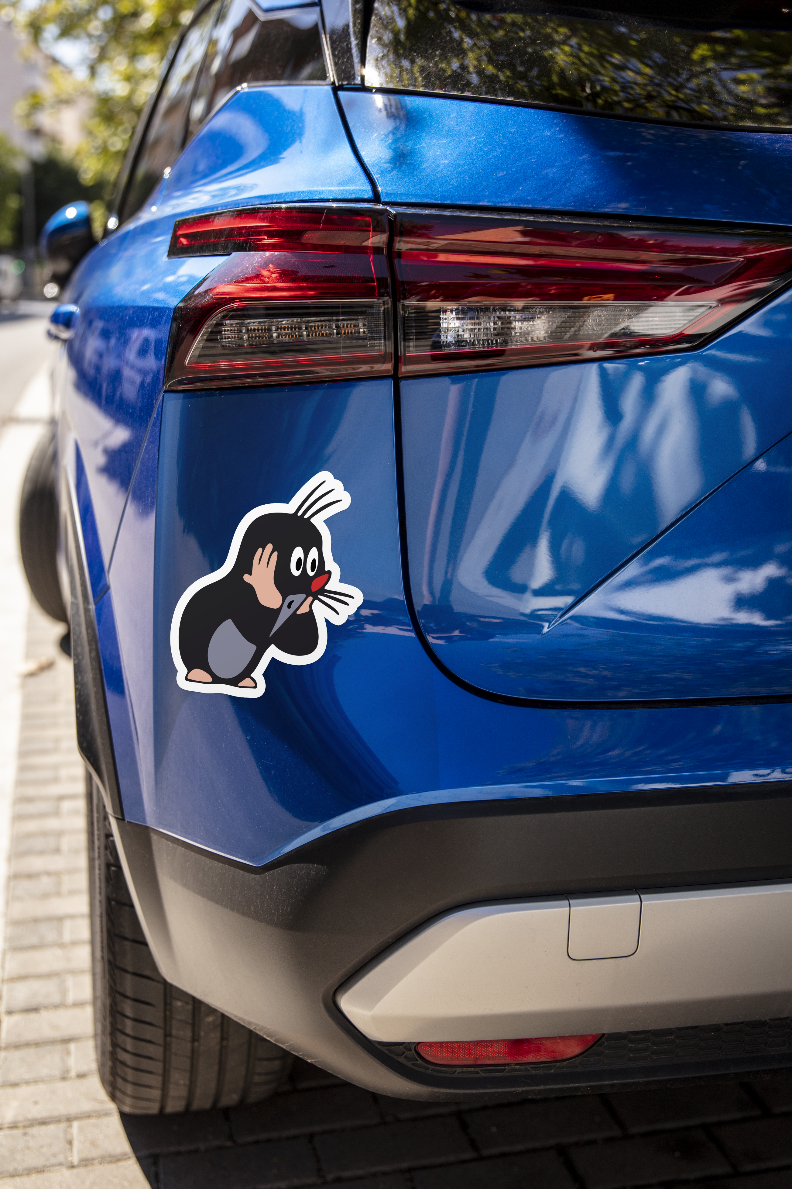 Krecik - naklejka v1