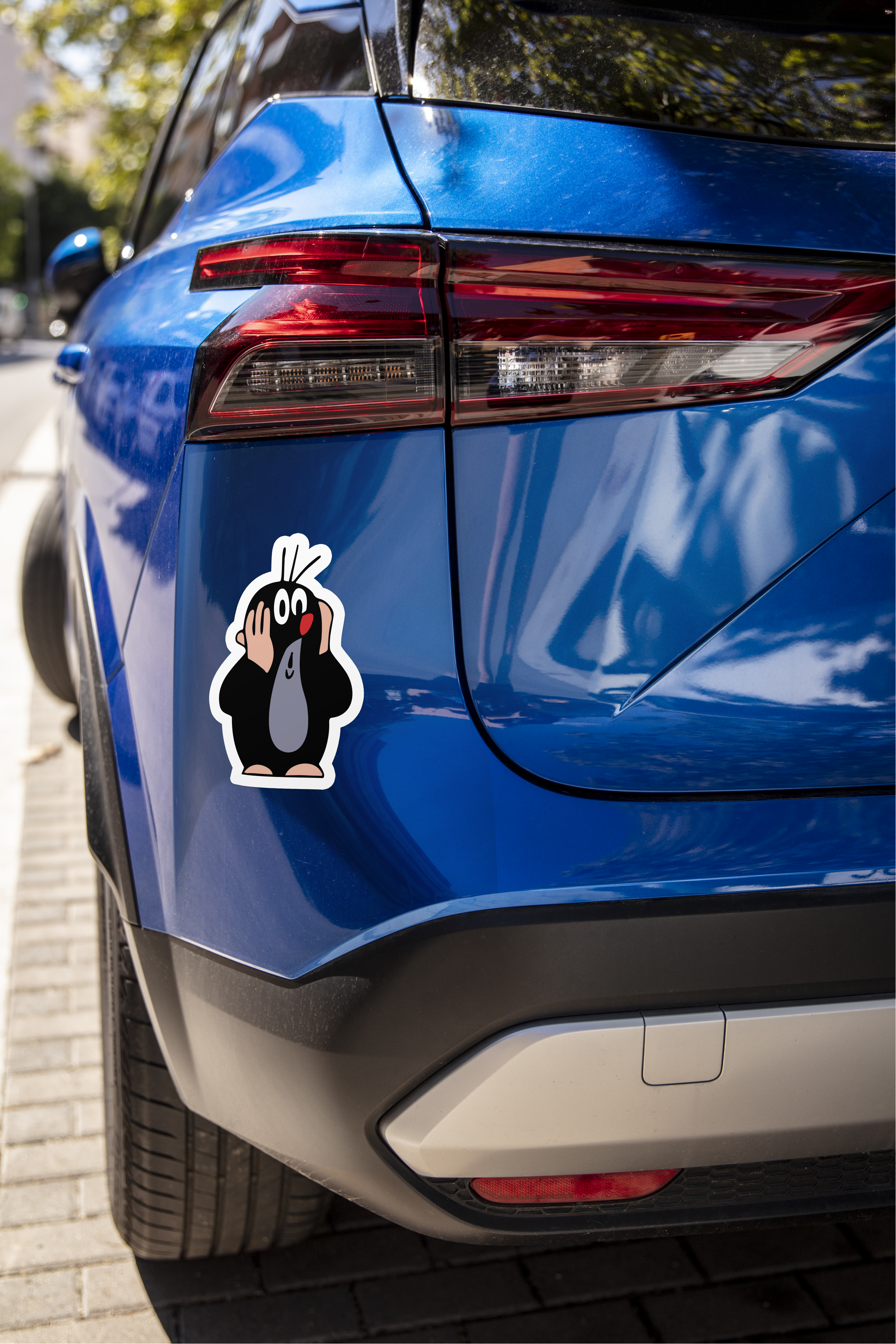 Krecik - naklejka v2