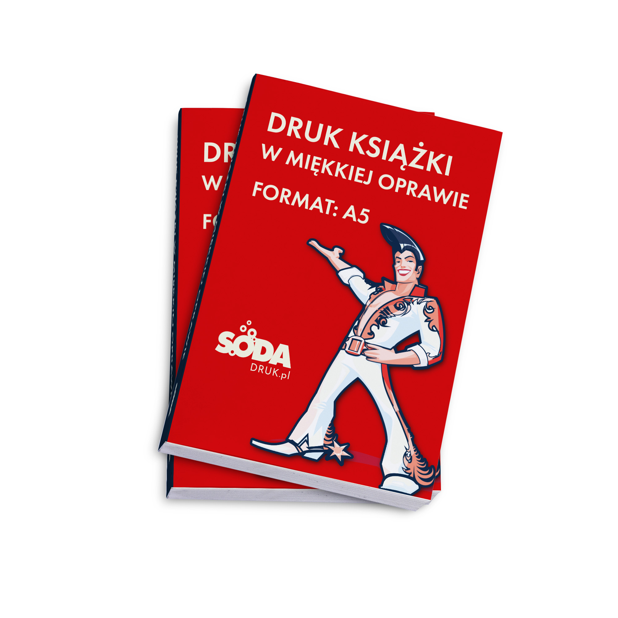 Druk książki w miękkiej oprawie A5 - nakład 50szt.