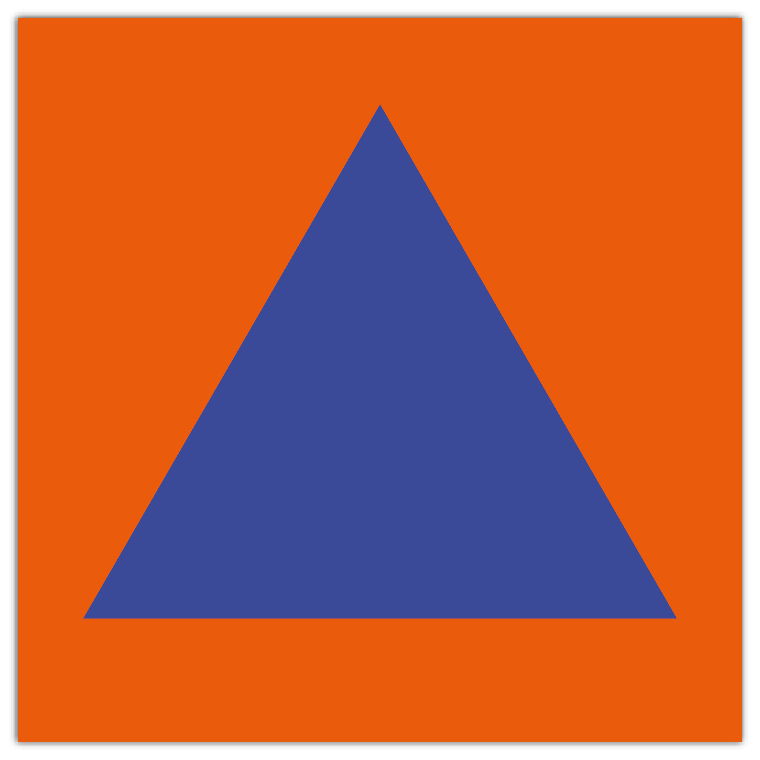 Symbol obrony cywilnej - naklejka kwadratowa Symbol obrony cywilnej - naklejka kwadratowa
