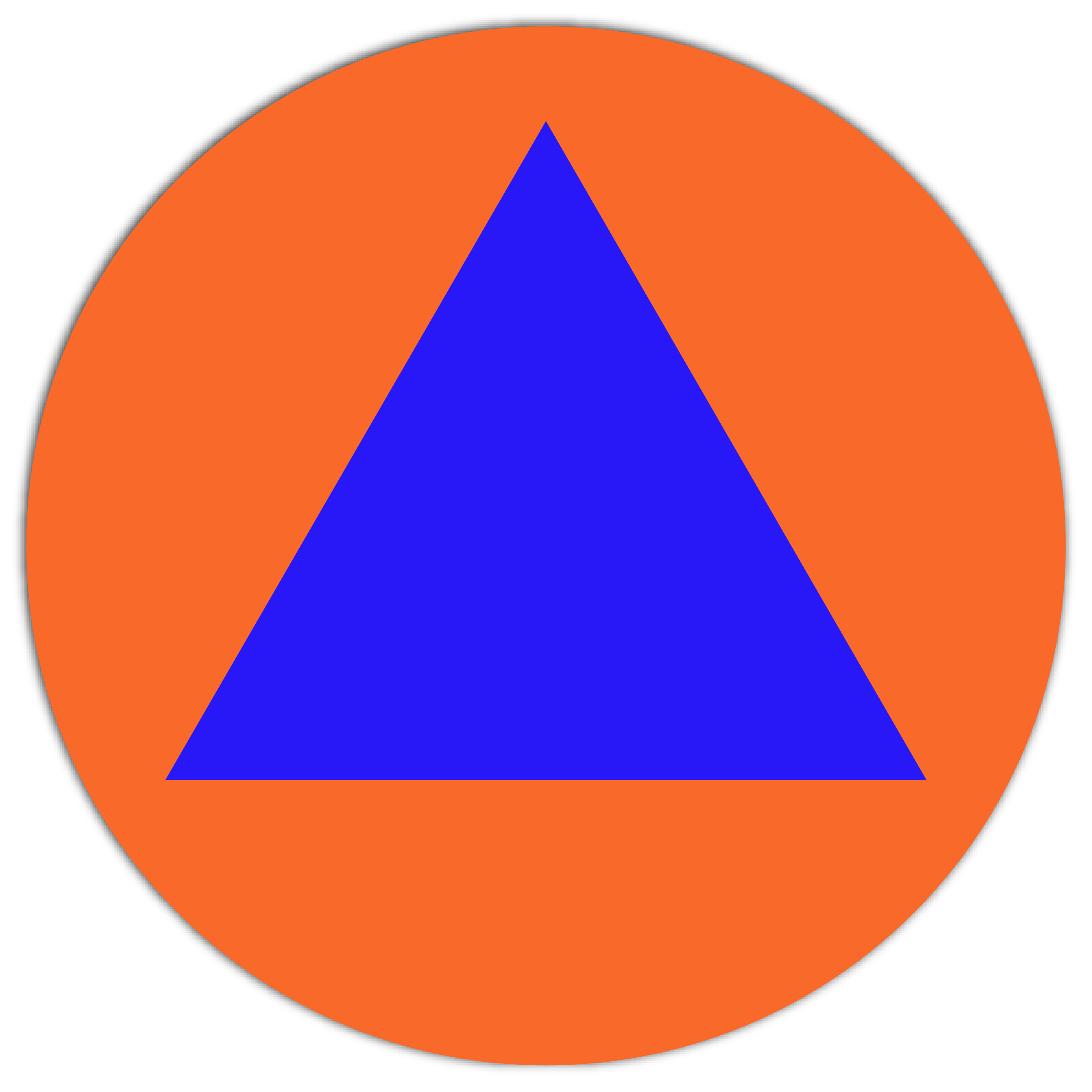 Symbol obrony cywilnej - naklejka Symbol obrony cywilnej - naklejka
