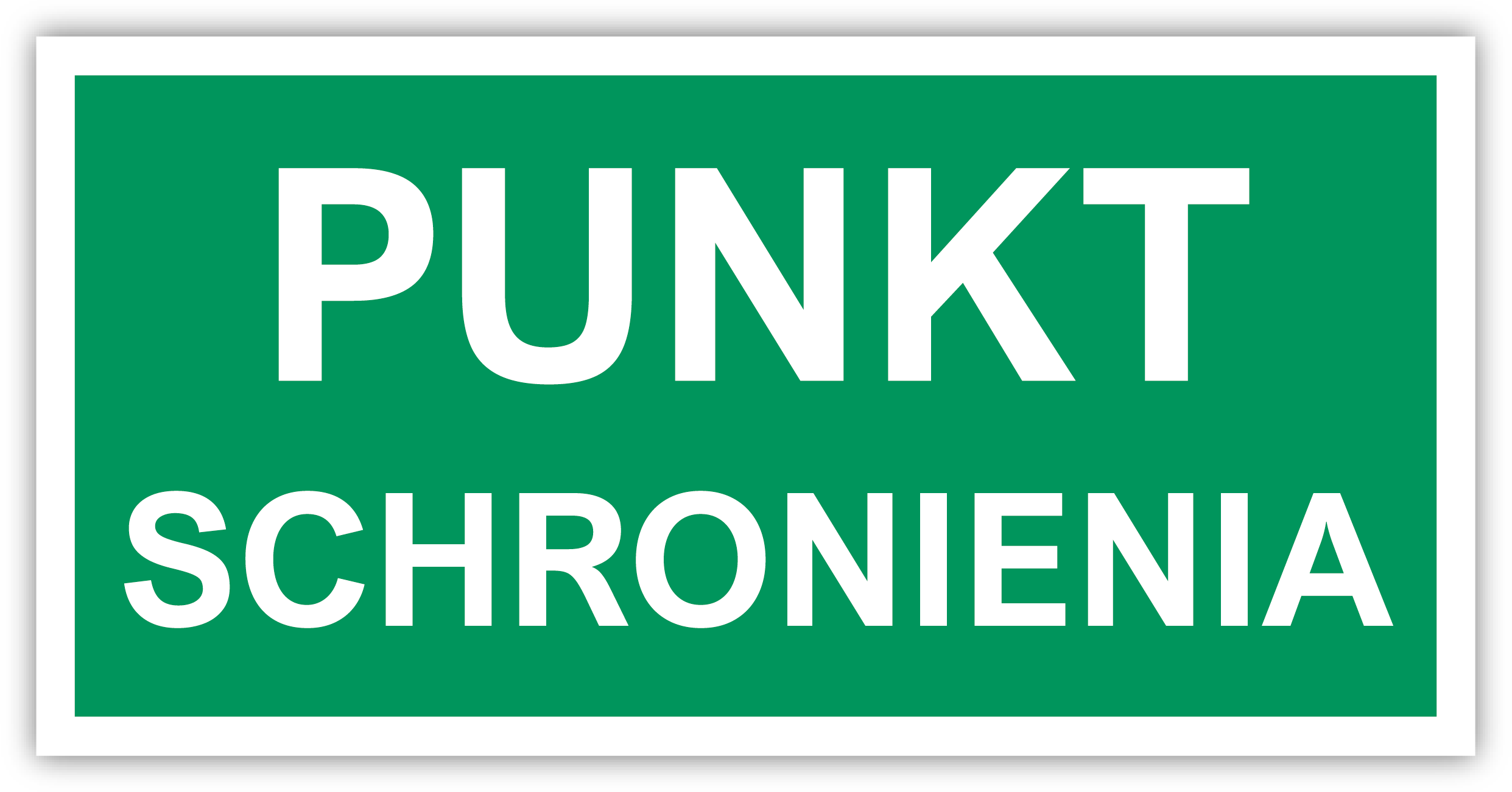 PUNKT SCHRONIENIA - tablica PUNKT SCHRONIENIA - tablica
